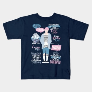 BTS Jimin Quotes Kids T-Shirt